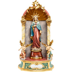 Sacrado Corazón de María con aureola - Altar casero barroco
